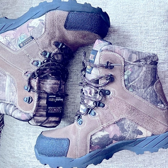 Rocky Kids' Outdoor Boots in Brown and Black - Picture 8 of 13